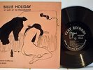 Rare Jazz 10-inch LP-Billie Holiday At Jazz At The Philharmonic-D S Martin Cover