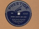 78 RPM Miles Davis Prestige 902 in V+ (Max Roach)