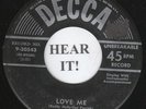 Buddy Holly ROCKABILLY 45 (Decca 30543) Love Mde/You Are My One Desire - No Star