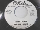 MAJOR LANCE 45 Investigate / Little Young Lover Okeh 7250 White Label Promo