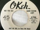 NORTHERN SOUL MAJOR LANCE AINT NO SOUL DEMO 45 OKEH RECORDS TWISTED WHEEL / MOD