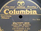 JOE TURNER & MEMPHIS MEN 78rpm Mississippi Moan  Freeze & Melt COLBIA 1813D
