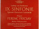 DGG 1960 STEREO BEETHOVEN FERENC FRICSAY SYMPHONY NO.9 2 LP SLPM 138 002/003 NM