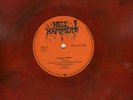 Hellhammer-Satanic Rites LP (SP Records, Orange splatter vinyl RARE, damaged)