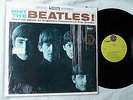 BEATLES MEET THE BEATLES RARE 1969 LP ON CAPITOL RECORDS LIME GREEN LABEL