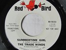 Summertime Girl & Party Starts at 9, The Trade Winds Red Bird 45 RB-10-033 PROMO
