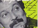 45T EP avec dédicace de GEORGES BRASSENS le parapluie/ la chasse aux papillons