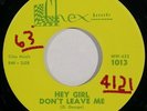 THE TECHNICS 45 “Hey Girl Don’t Leave Me” CHEX Label 1013 RARE NORTHERN SOUL VG