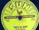 Sun label Elvis Presley 78: 
