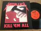 METALLICA kill em all LP 1984 FRENCH PRESS bernett / RED LABEL
