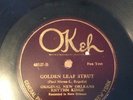 New Orleans Rhythm Kings on Okeh 40327 Golden Leaf Strut Rare and Hot