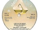 SECRET AFFAIR RARE IRISH MOD 45 LOST IN THE NIGHT MINT UNPLAYED COPY