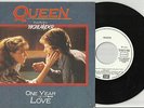 QUEEN SINGLE PROMOCIONAL ONE YEAR OF LOVE/GIMME THE PRIZE ESPAÑA 1986