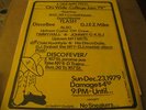 RARE ORIGINAL HIP HOP FLIER 1979.GRAND MASTER FLASH-DISCO BEE-D.J.EZ MIKE