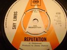 1969 DEMO   RECORD BY  SHY LIMBS.  REPUTATION / LOVE .