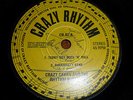 CRAZY CAVAN & RHYTHM ROCKERS:TEDDY BOY R'N'R:ORIG EP:SIGNED:CRAZY RHYTHM:VG+