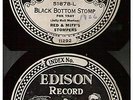 Edison  Diamond Disc Dance Band Record #51878 Red Miff's Stompers Black Bottom
