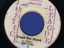 LEE PERRY UPSETTER-JUNGLE LION-FREAK OUT SKANK-1973 JUSTICE LEAGUE- REGGAE 45 7