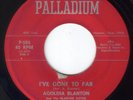 BLACK GOSPEL 45: BLANTON SISTERS/A.C. NELSON JR. RARE++++ PALLADIUM 505. RED. VG