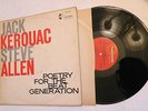 LP, Jack Kerouac, Steve Allen, Poetry for the Beat Generation, ORIG HANOVER 5000