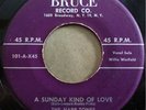* HARP-TONES Sunday Kind Of Love/I'll Never Tell RARE DOO WOP 1954 Bruce 45 Hear
