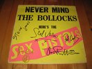 ORIGINAL AUTOGRAPHED 1977 SEX PISTOLS NMTB SID VICIOUS, REID, WESTWOOD SIGNED