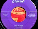 * WANDA JACKSON I Gotta Know/Half As Good A Girl RARE ROCKABILLY Capitol 45 HEAR
