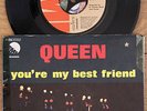 QUEEN - You're My Best Friend 7 Inch Record Single (RARE ITALIAN IMPORT)