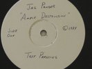 Jag Panzer - Ample Destruction Test Pressing LP Vinyl HANDWRITTEN white Label