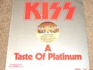 KISS A TASTE OF PLATINUM PROMO LP VINYL 1978