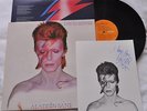 DAVID BOWIE: ALADDIN SANE ‘UK’ 1st  PRESS 1973 + FAN CLUB INSERT & INNER SLEEVE