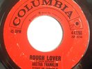 R&B 45-ARETHA FRANKLIN-ROUGH LOVER on COLUMBIA