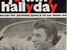 JOHNNY HALLYDAY 45 EXCUSE MOI PARTENAIRE+PS HOLLAND RARE