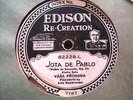 1921 VASA PRIHODA Czech VIOLIN SARASATE Jota de Pablo  Edison Diamond Disc 78