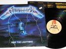 METALLICA -Ride the Lightning LP 1984 ORIG. MFN 27