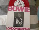 DAVID BOWIE LONDON 5 MAY 1976/REBEL REBEL/DIAMOND DOGS  RED WAX NO TMOQ