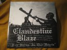 CLANDESTINE BLAZE fire burns in our ORIG VINYL LP deathspell omega mutiilation