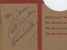 RCA Victor 78 Paper Sleeve - Elvis Presley Autograph W Good Rockin' Tonight