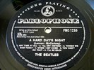 BEATLES HARD DAY´S NIGHT LP DANISH SILVER 8 STAR PARLOPHONE MONO PMC 1230 LISTEN