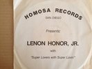 LENON HONOR JR 45 RARE MODERN SOUL BOOGIE