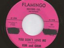 KIM AND GRIM you don't love / lonely week HEAR 60s GARAGE beat ROCK N ROLL mod