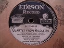 1920 ODETTE LE FONTENAY Max BLOCH Rigoletto Quartet EDISON Diamond Disc E COND78