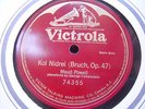 1913 MAUD POWELL VIOLIN JEWISH PRAYER Bruch KOL NIDREI 78