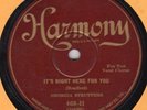 Harmony 468H GEORGIA STRUTTERS  w  JABBO SMITH Rock Jenny Rock HOT 1928 in EE-