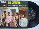 EX+ UK EP - COLUMBIA - THE SHADOWS - THE SHADOWS ON STAGE AND SCREEN
