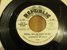 KILLER POPCORN NORTHERN SOUL DANCER 45 ;CARDELLA DE MILO; MAMA , TELL ME WHAT TO