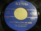 BROWNETTES Never Find A Love Like Mine 45 KING 60's soul funk JB VG++