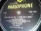 THE BEATLES..A HARD DAYS NIGHT.1969 MONO WITHOUT 'SOLD IN U.K.' TEXT..VERY RARE