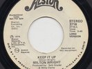 MILTON WRIGHT Keep It Up MODERN SOUL/FUNK 45 Promo LISTEN