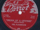 Flamingos Dream of a Lifetime Parrot-Doo Wop 78 RPM EX 1954